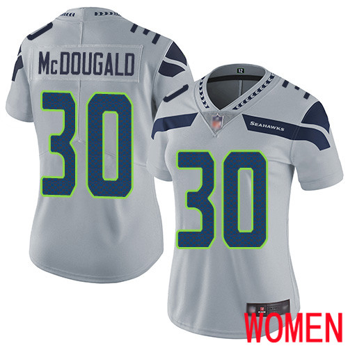 Seattle Seahawks Limited Grey Women Bradley McDougald Alternate Jersey NFL Football #30 Vapor Untouchable